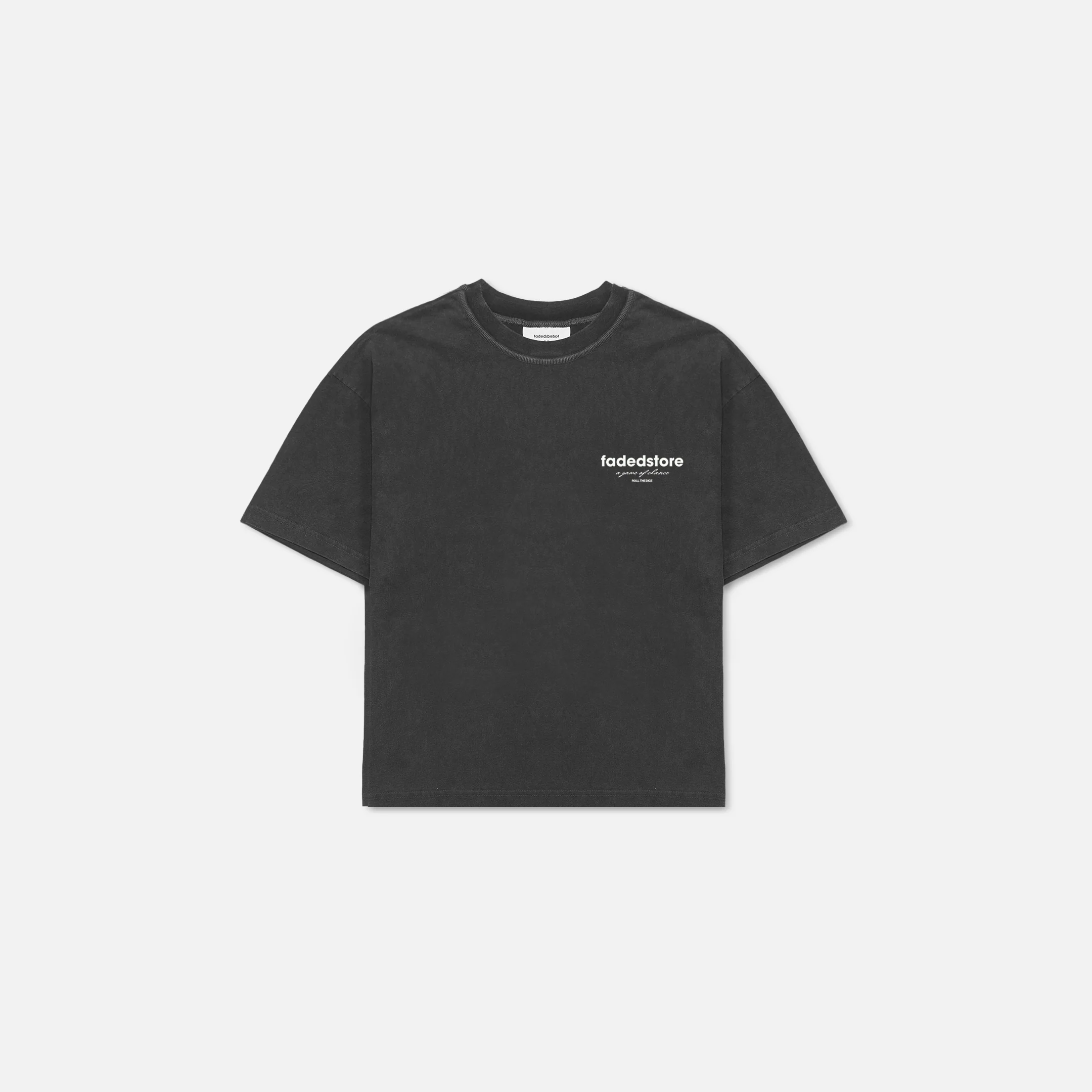 Rolling Dice T-Shirt | Washed Black - Image 9