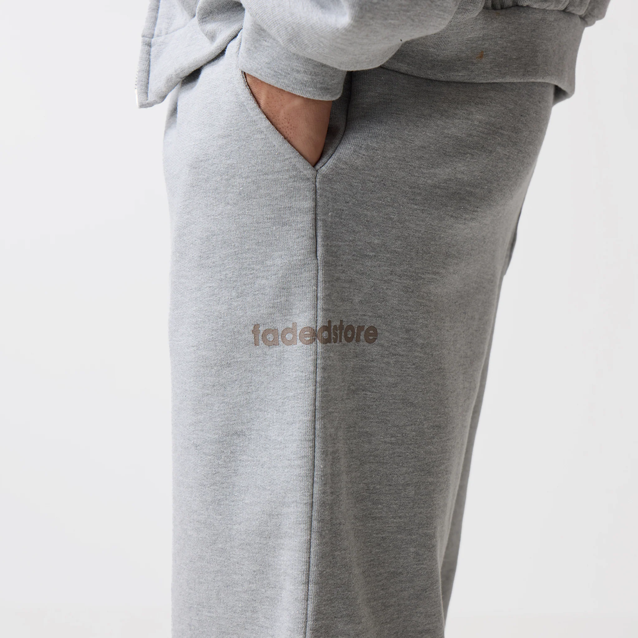 Space For Clarity Twinset | Grey Marl - Image 11