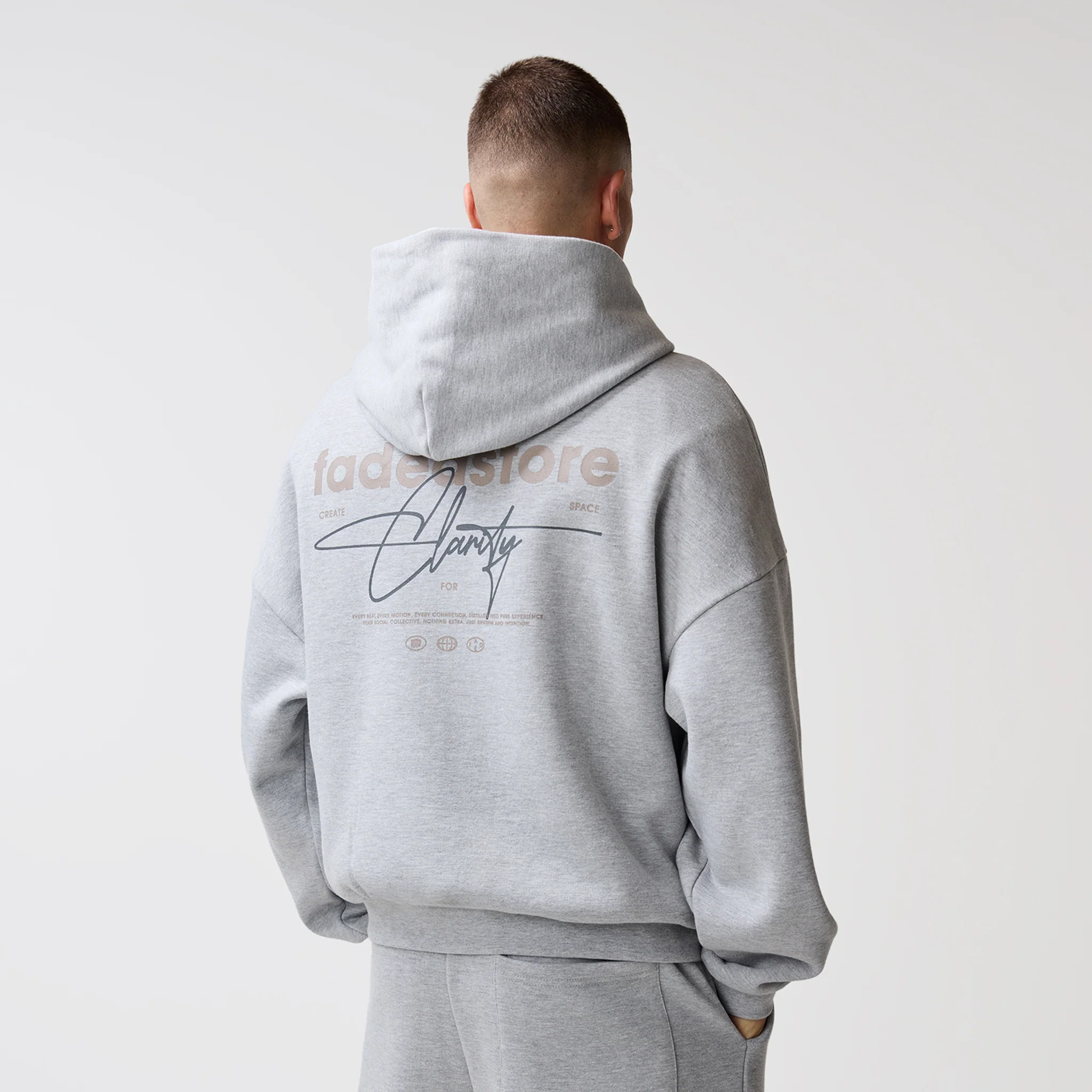 Space For Clarity Twinset | Grey Marl - Image 6