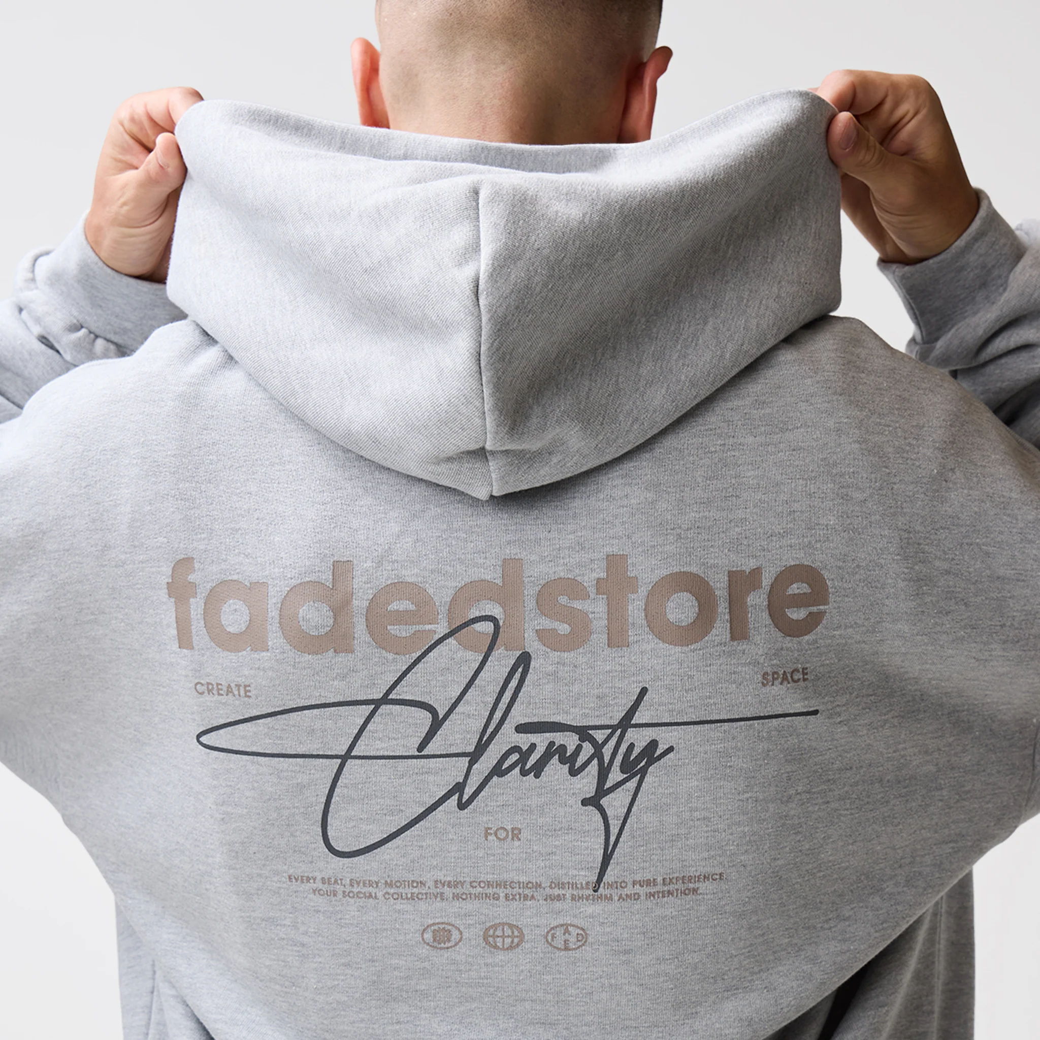 Space For Clarity Twinset | Grey Marl - Image 7