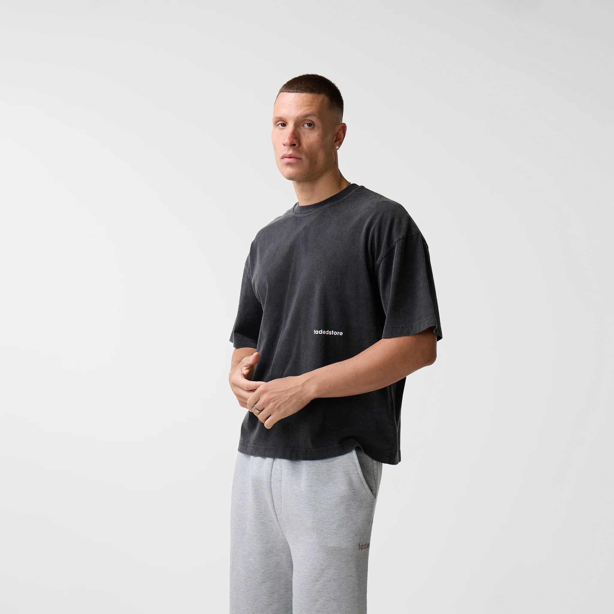 Space For Clarity T-Shirt | Washed Black - Image 5