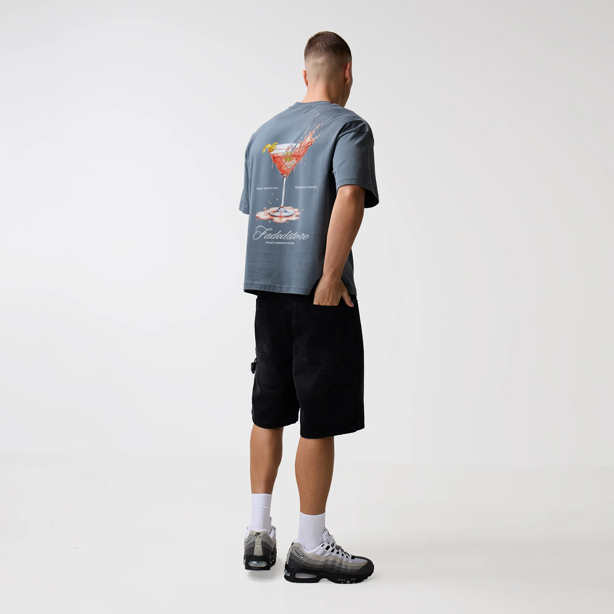 Spillage T-Shirt | Slate Grey - Image 2
