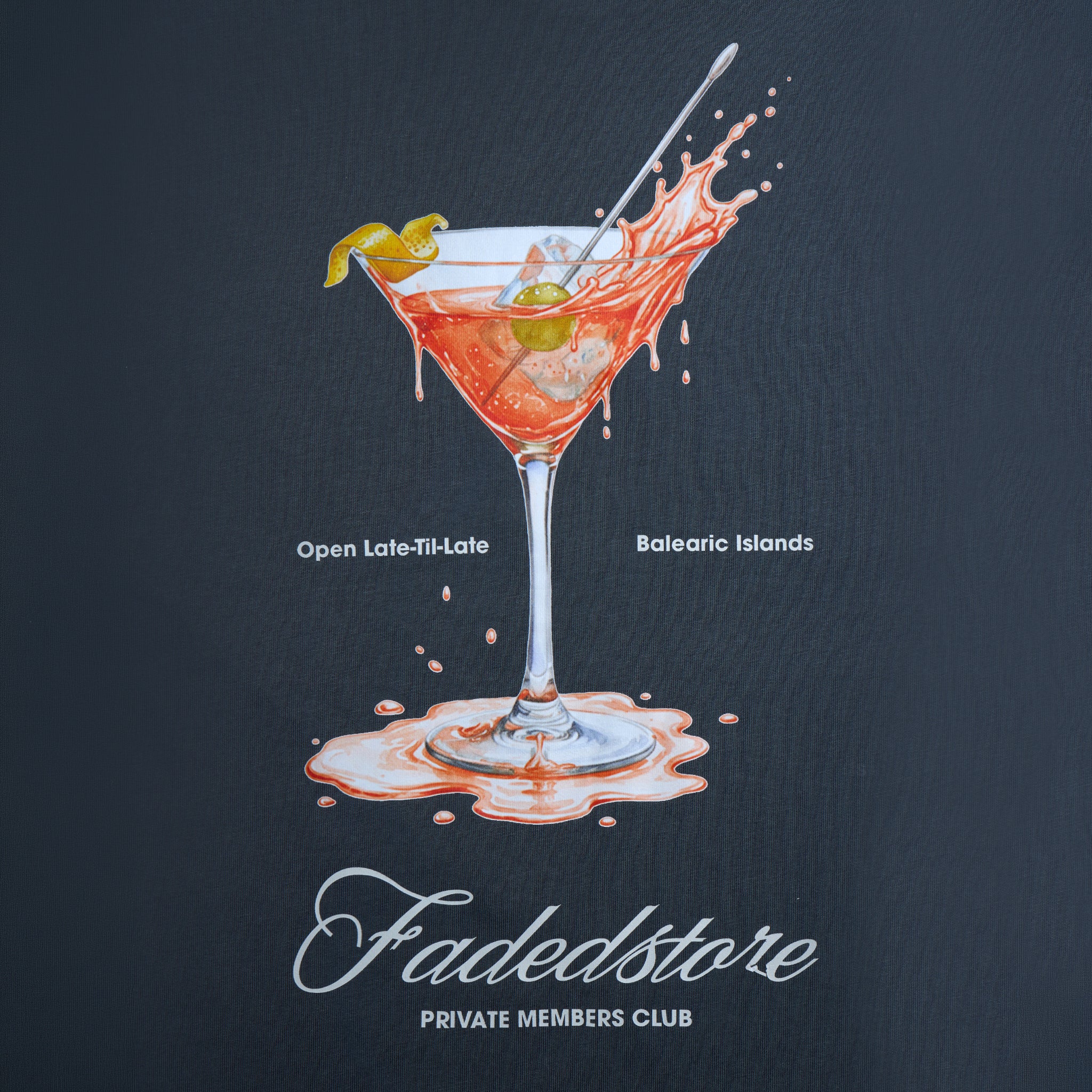 Spillage T-Shirt | Slate Grey - Image 7