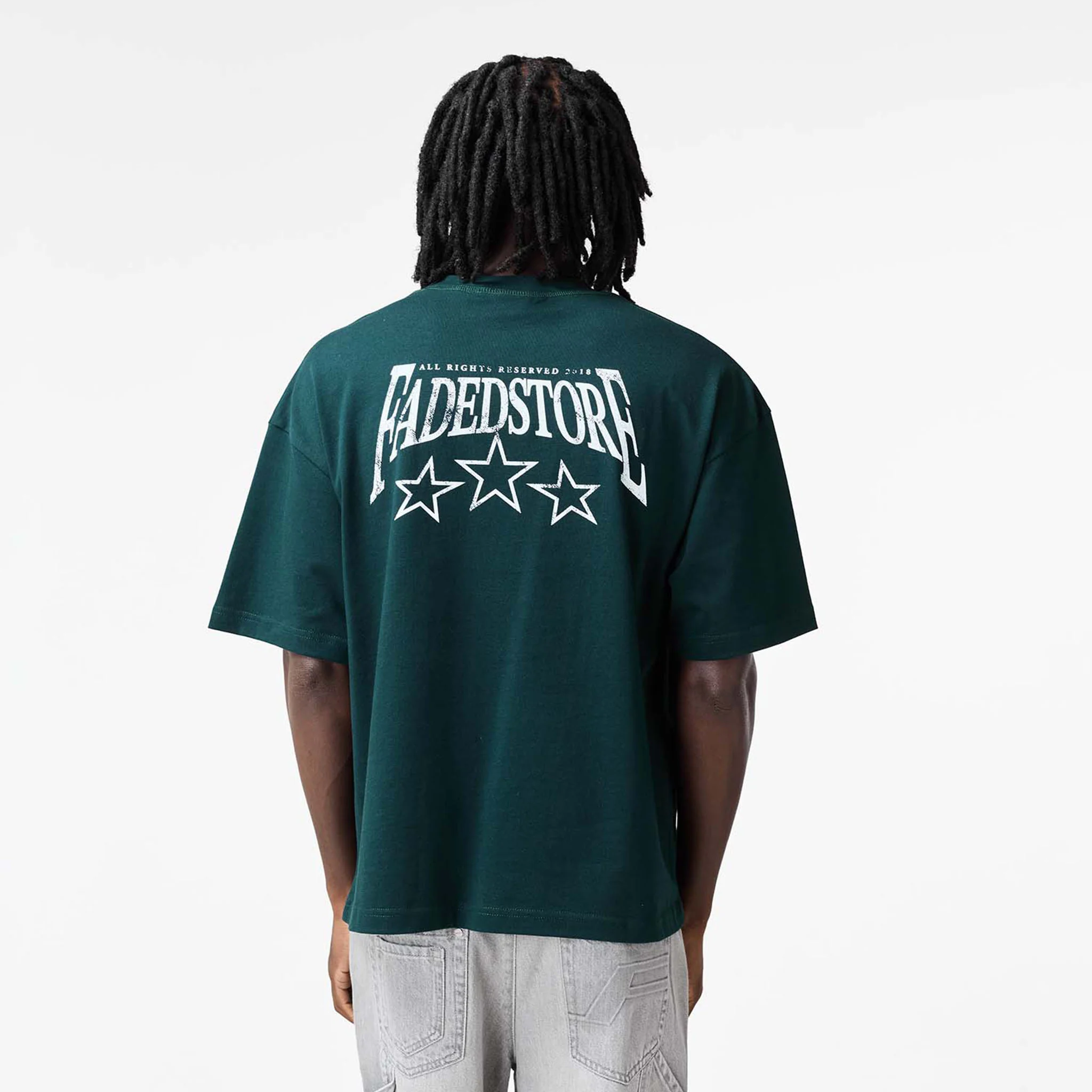 Stars T-Shirt | Forest Green - Image 2