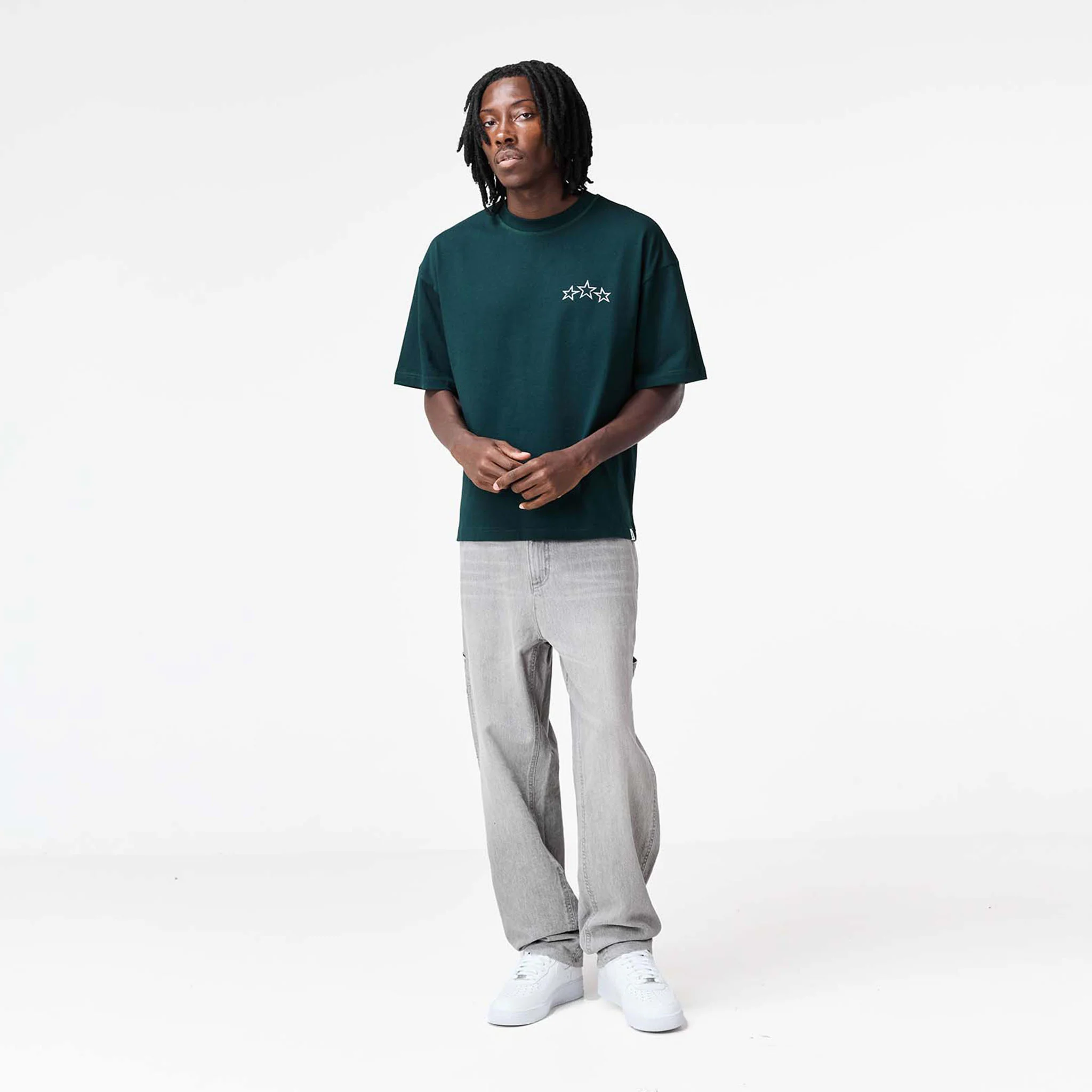Stars T-Shirt | Forest Green - Image 3