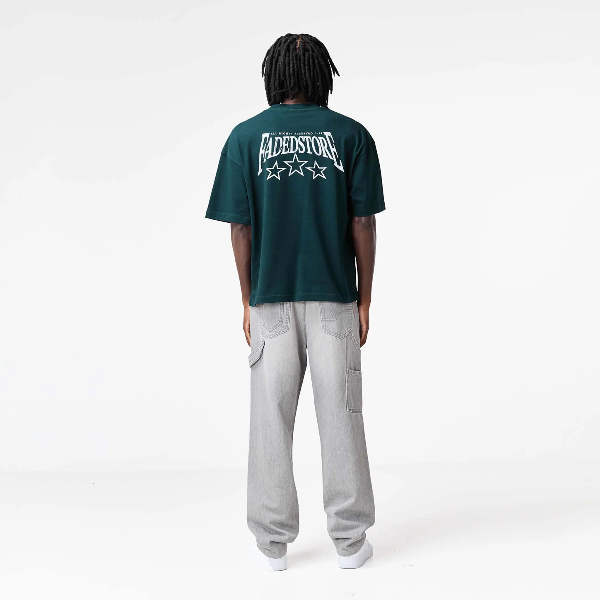Stars T-Shirt | Forest Green - Image 4