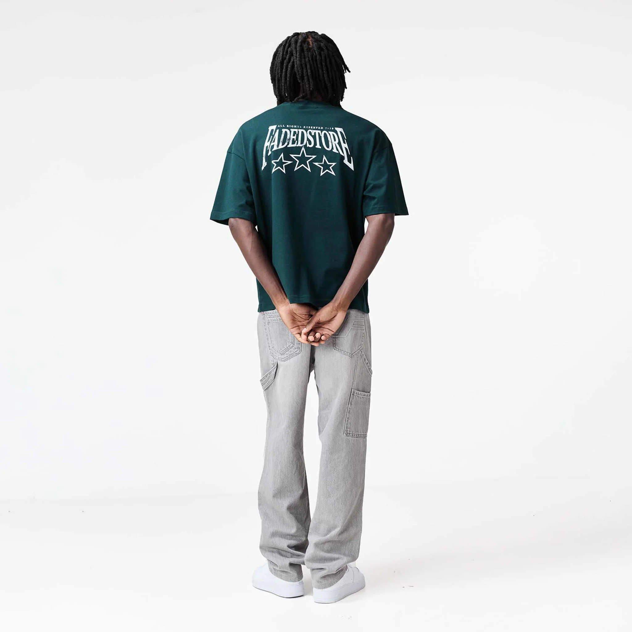 Stars T-Shirt | Forest Green - Image 6