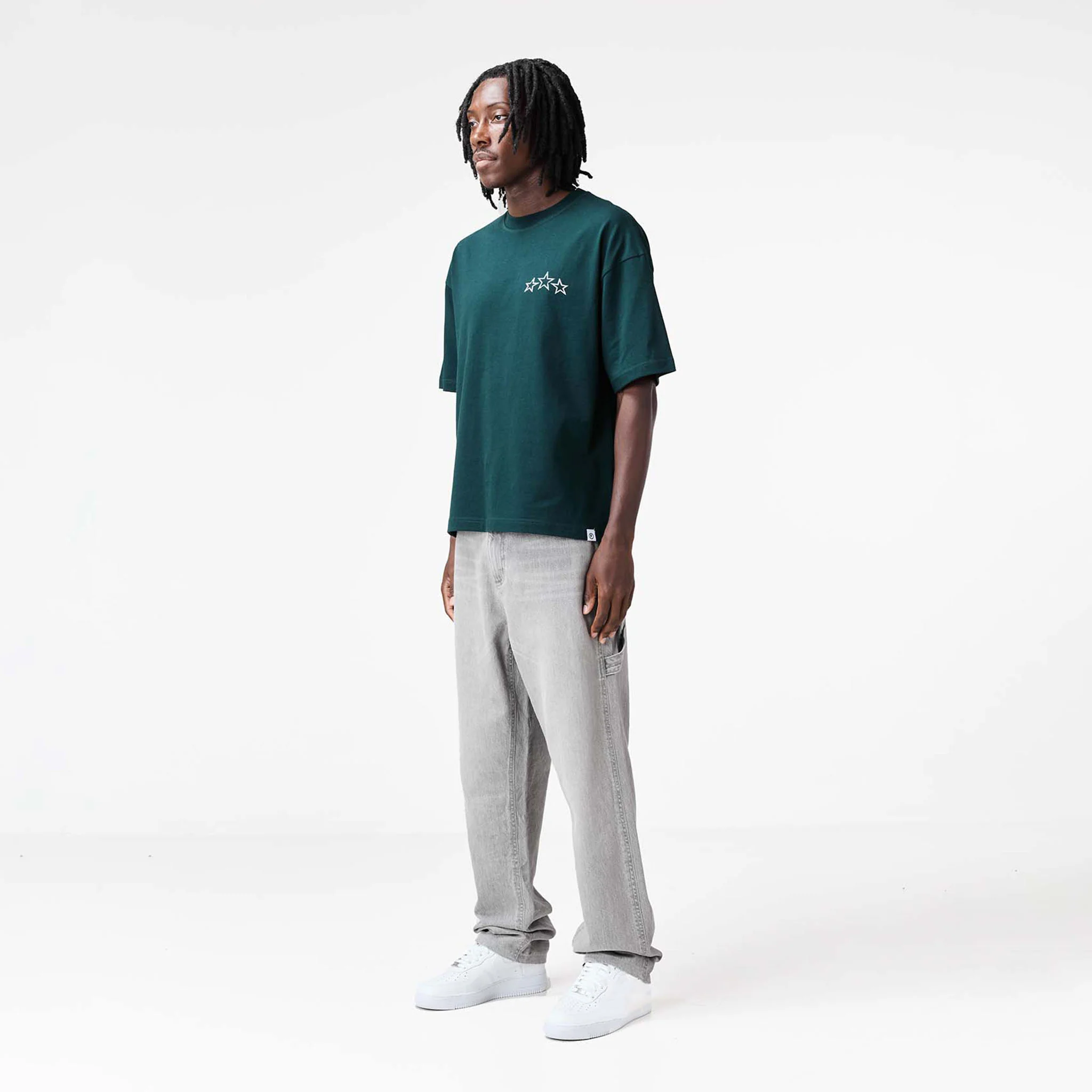 Stars T-Shirt | Forest Green - Image 8
