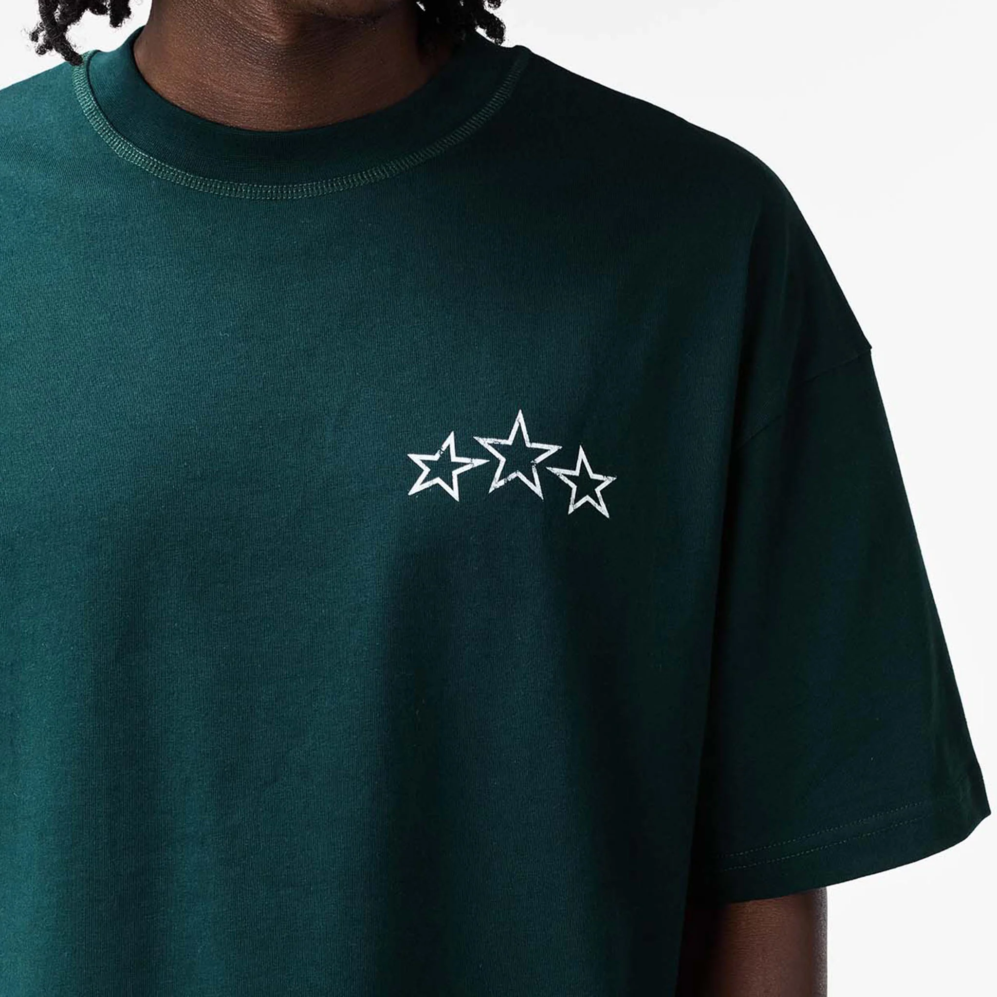 Stars T-Shirt | Forest Green - Image 9