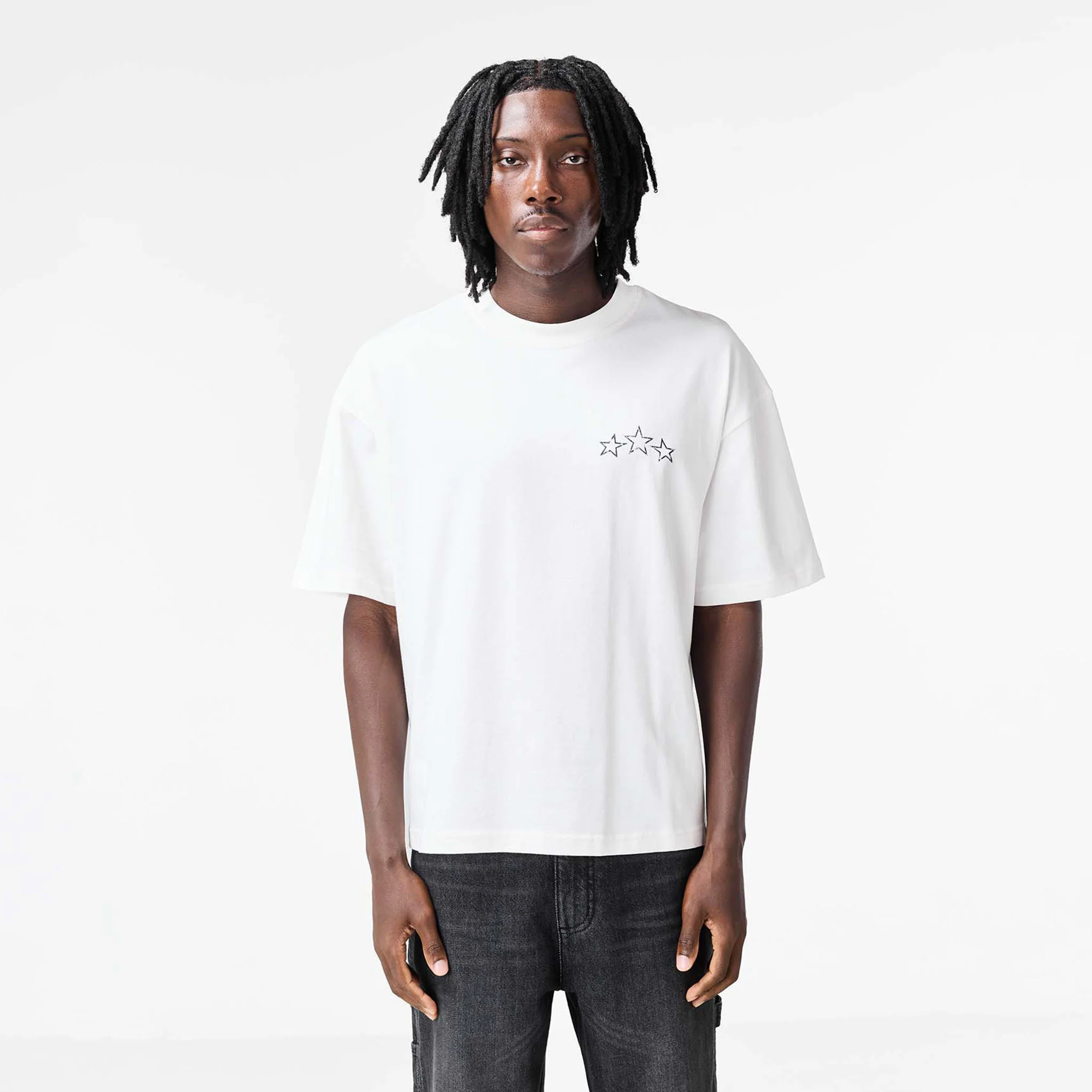 Stars T-Shirt | Off White - Image 8