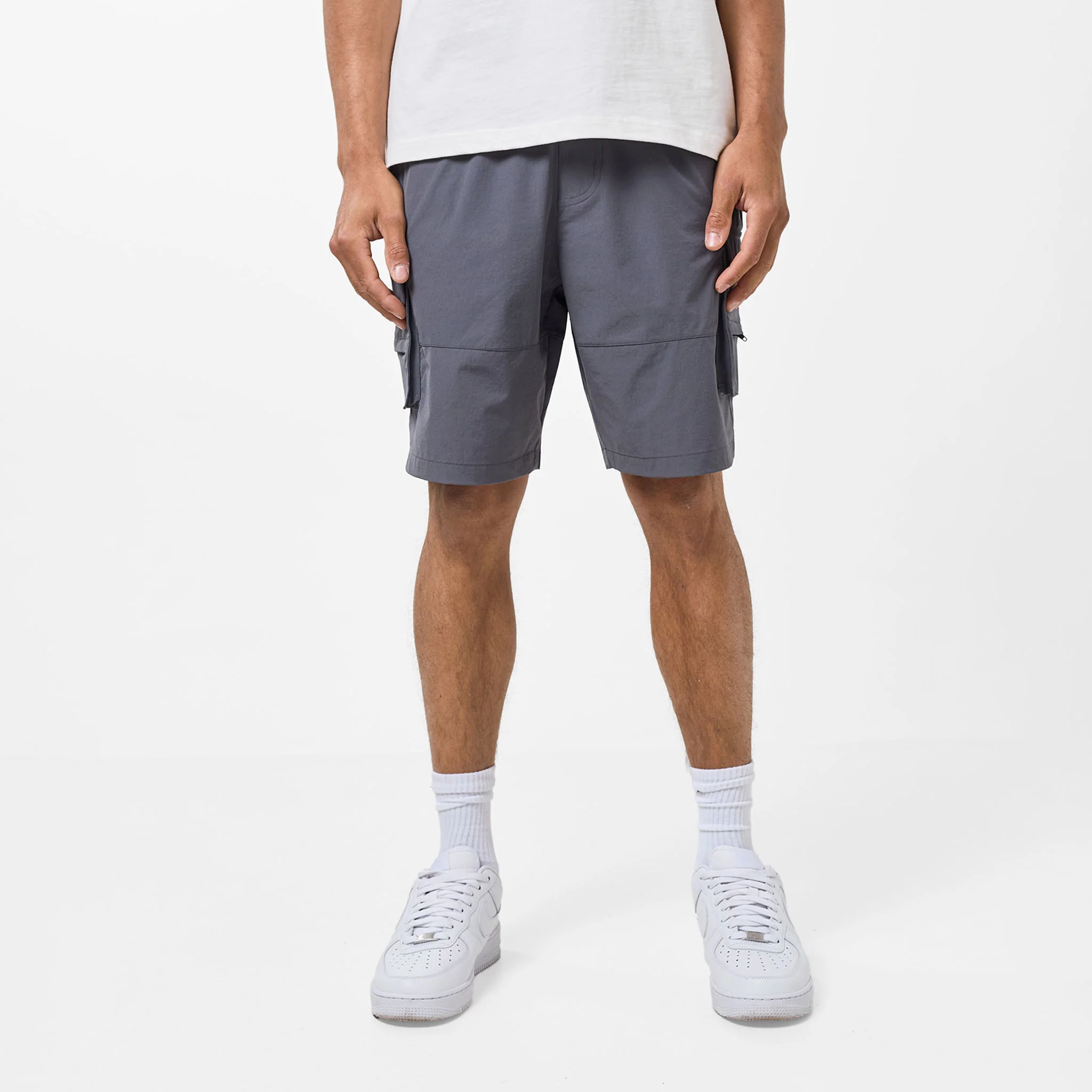 Stretch Tech Cargo Short | Grey - Image 3