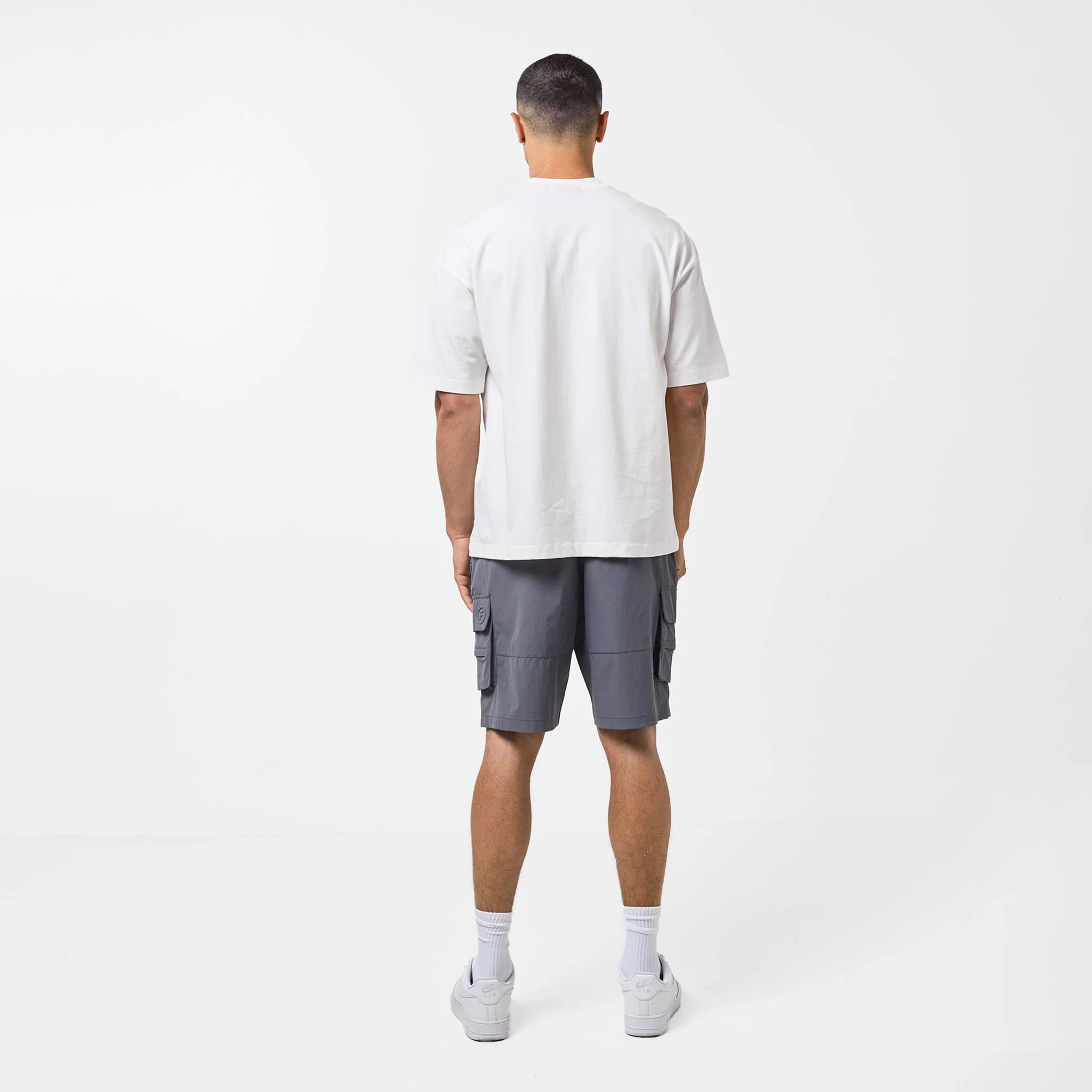 Stretch Tech Cargo Short | Grey - Image 7