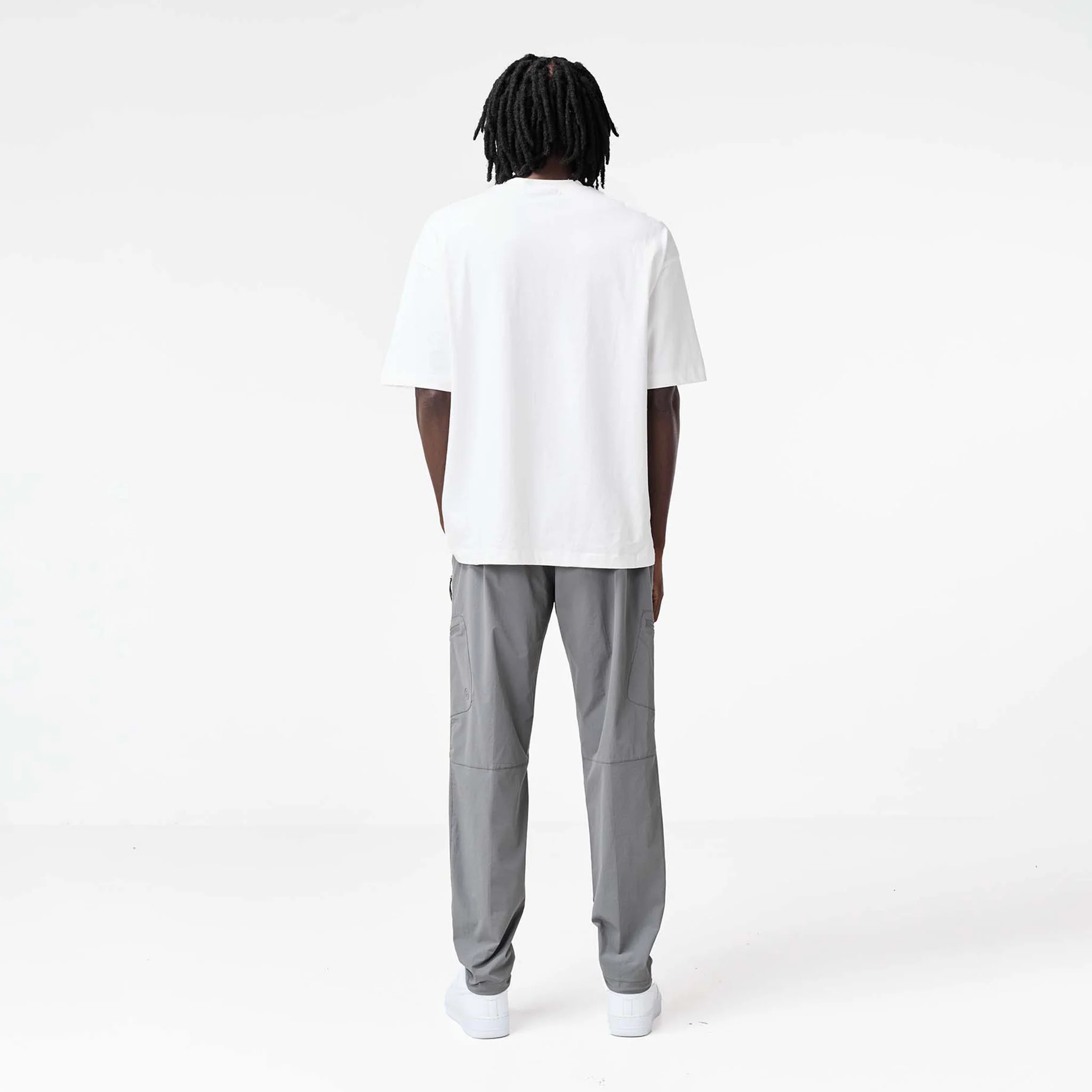 Stretch Tech Open Hem Cargo Pant | Mid Grey - Image 7
