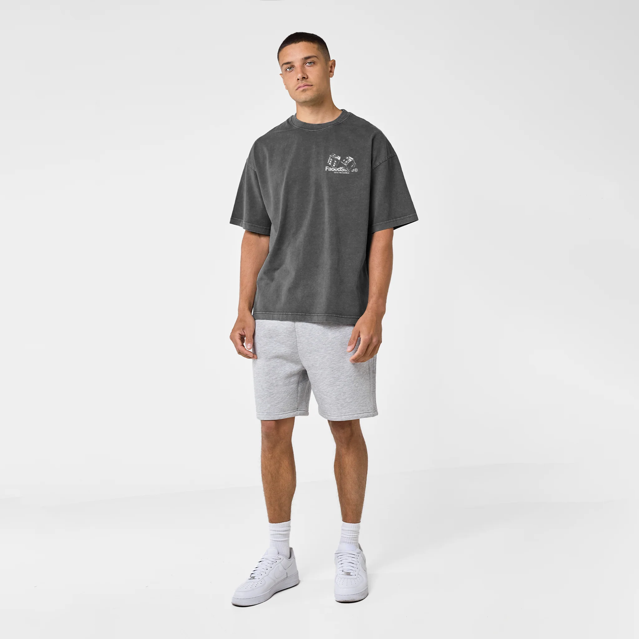 Take The Gamble T-Shirt | Acid Wash - Image 3