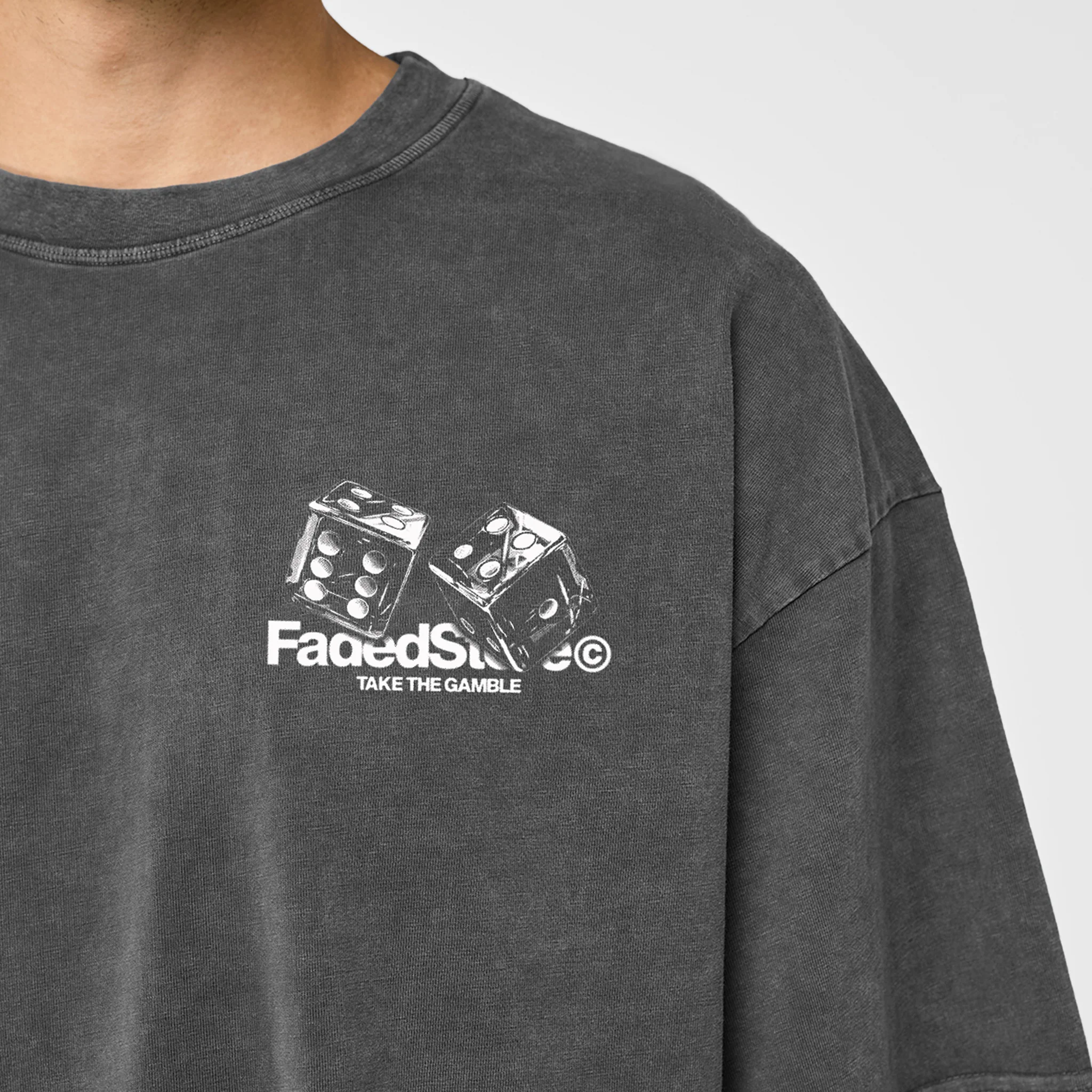 Take The Gamble T-Shirt | Acid Wash - Image 6