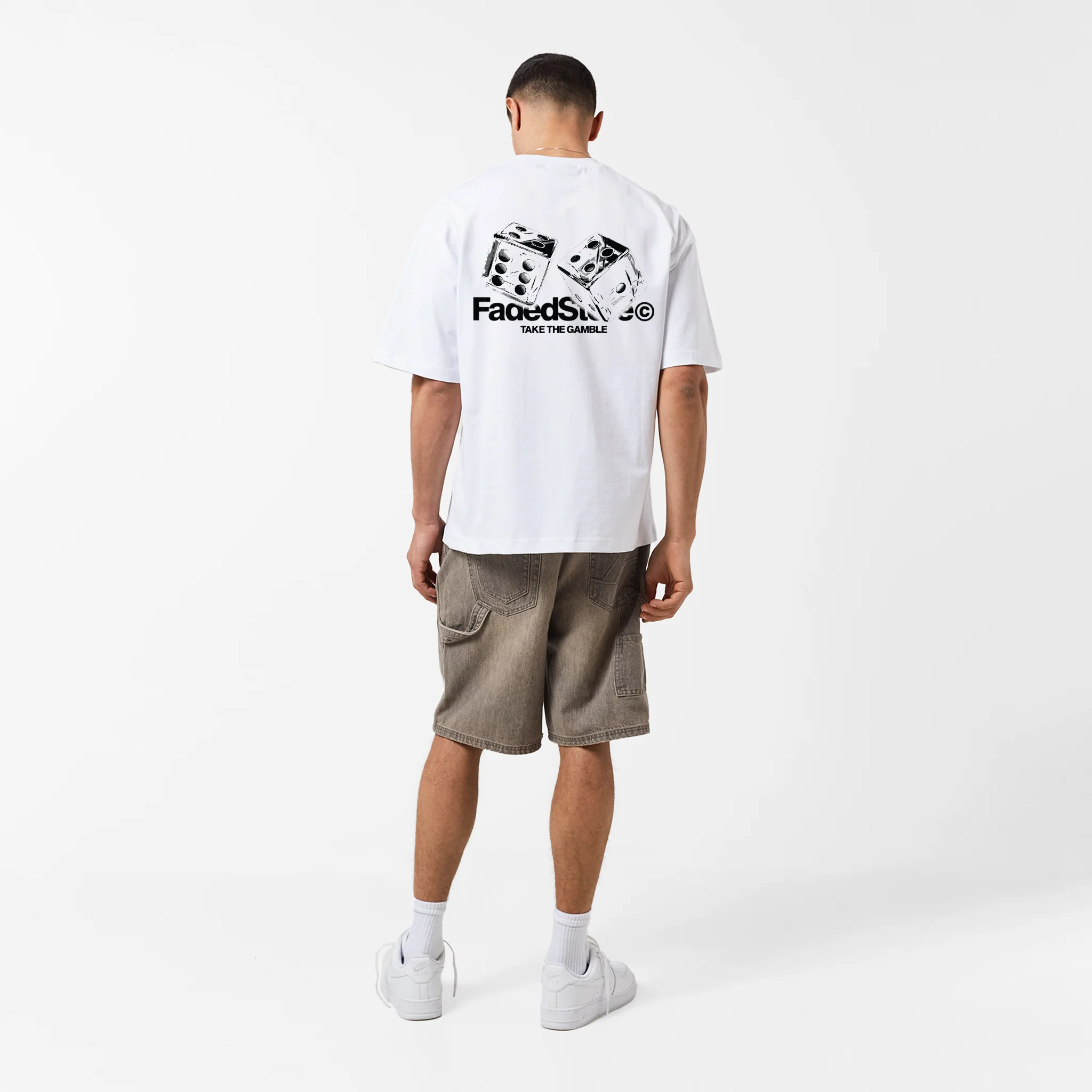 Take The Gamble T-Shirt | White - Image 7