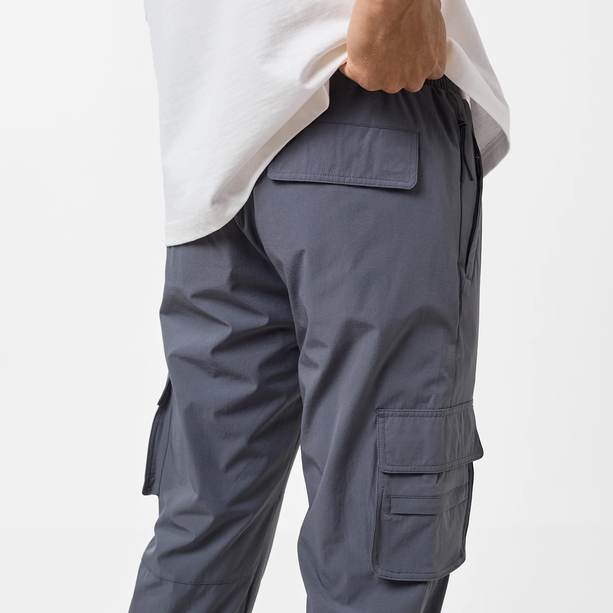 Technical Stretch Cargo Pant | Grey - Image 6