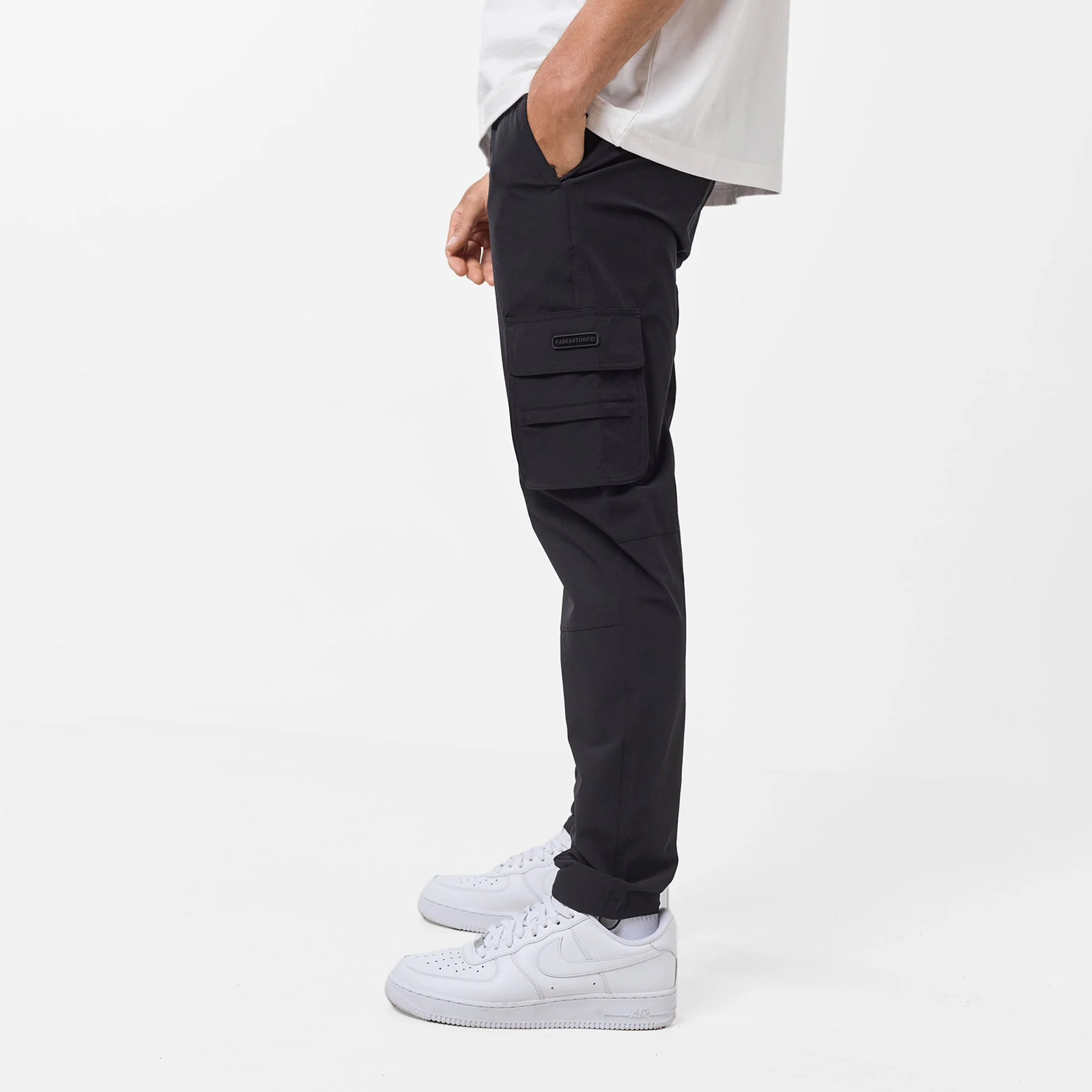 Technical Stretch Cargo Pant | Black - Image 6