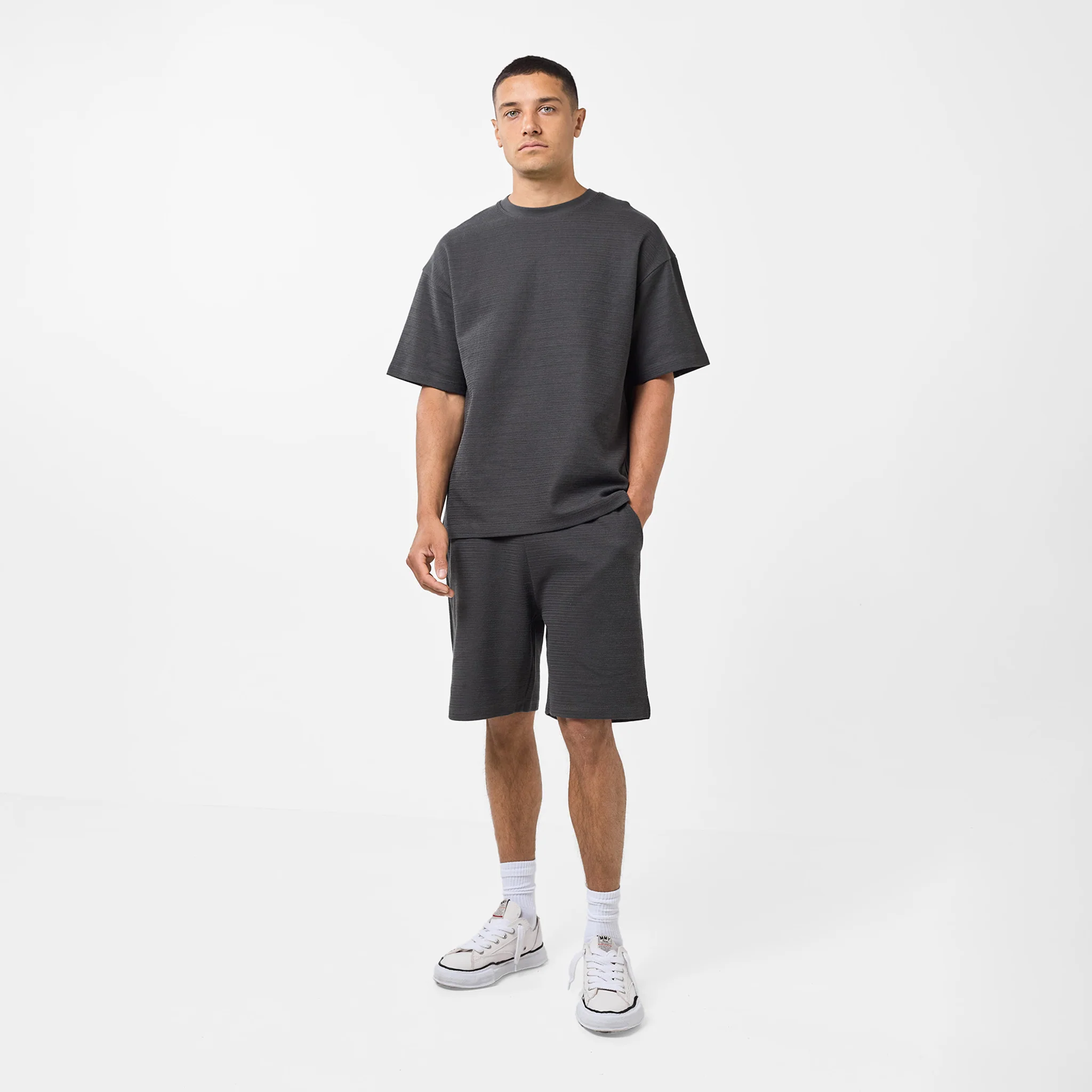 Tonal Knitted Short | Black - Image 4