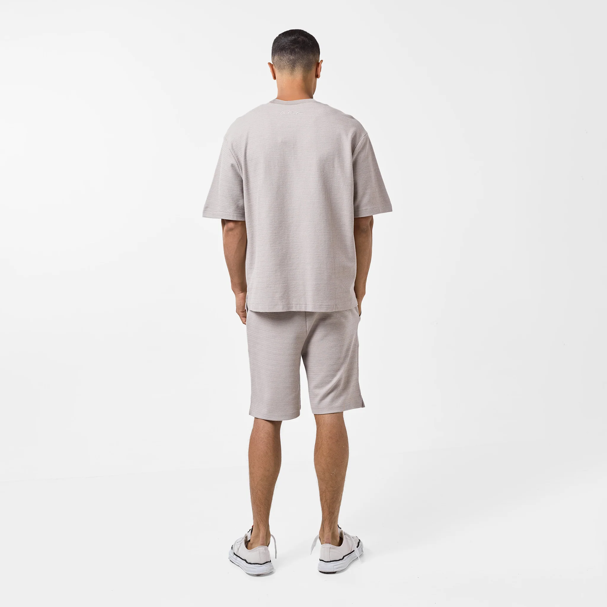 Tonal Knitted Twinset | Sand - Image 4