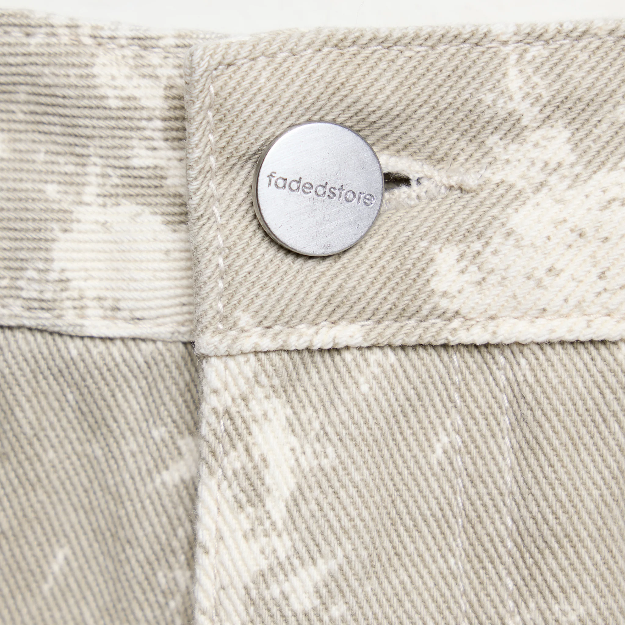Tree Camo Print Shorts | Beige - Image 6