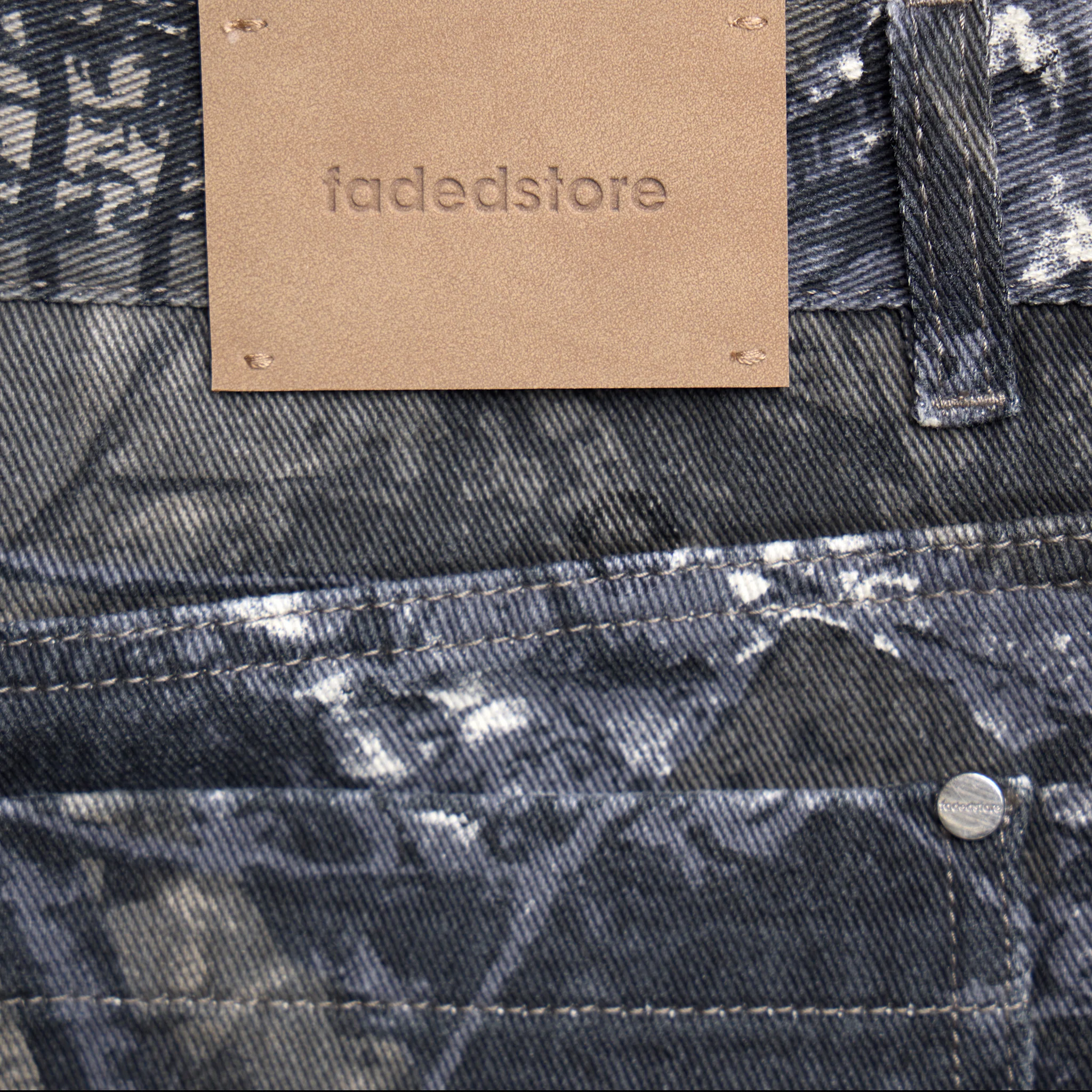 Tree Camo Print Shorts | Grey - Image 10