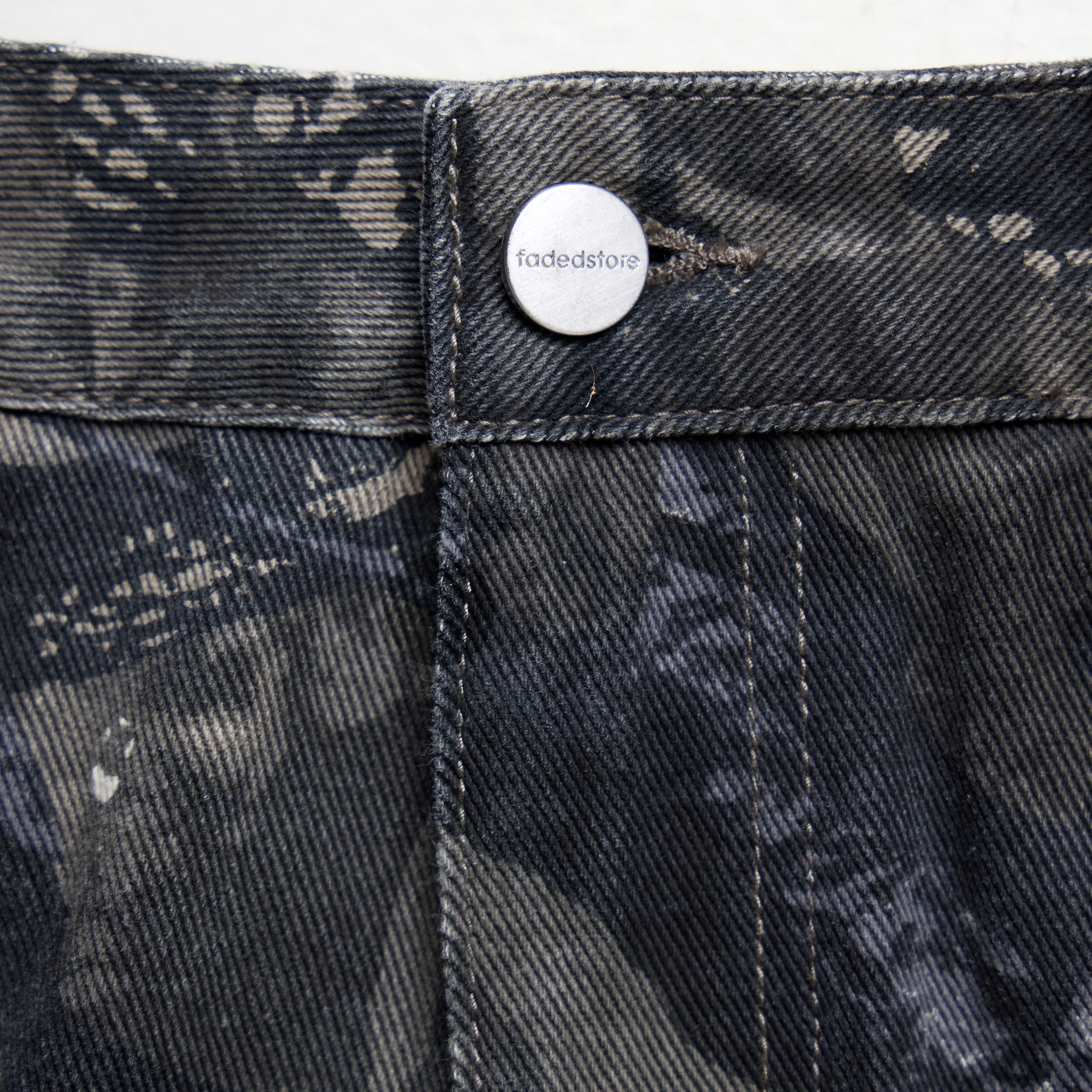 Tree Camo Print Shorts | Grey - Image 7