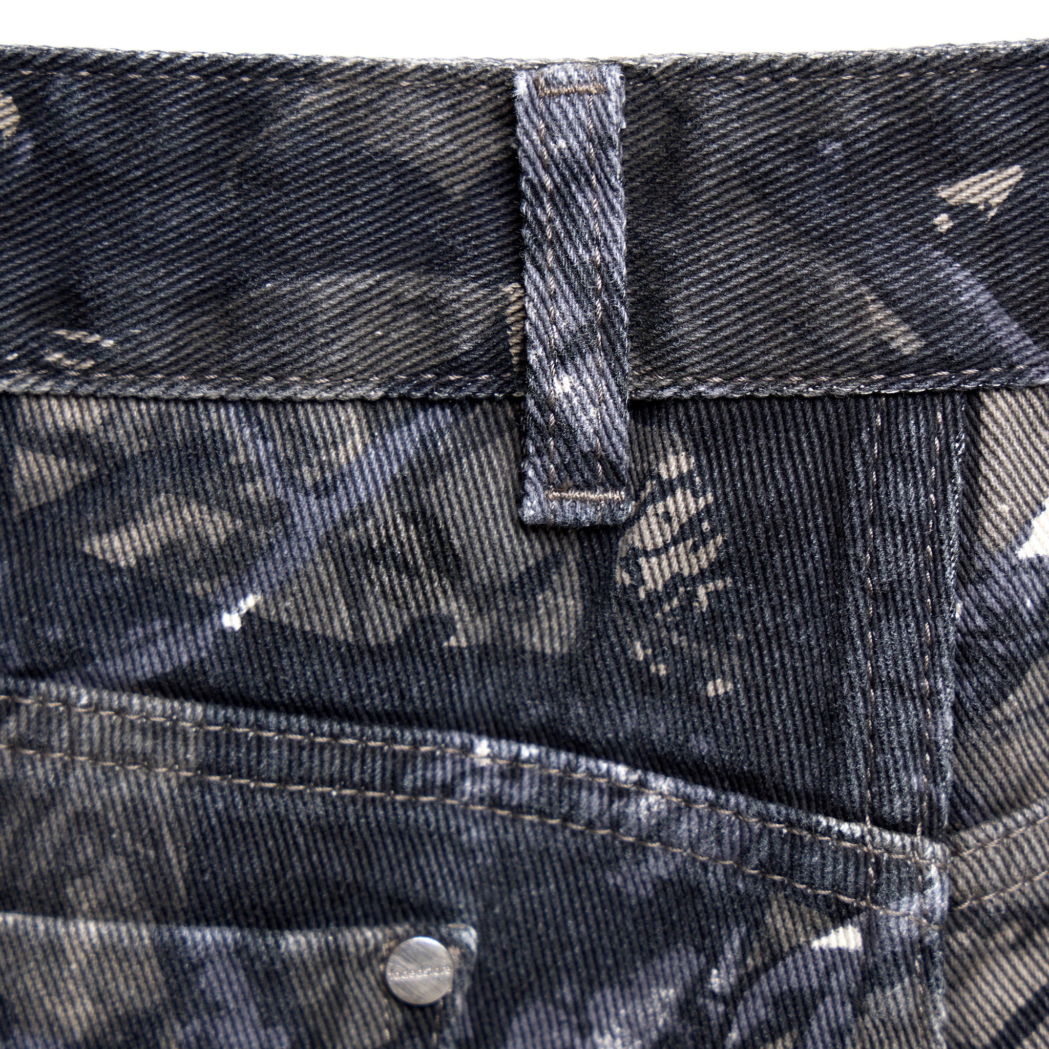 Tree Camo Print Shorts | Grey - Image 9