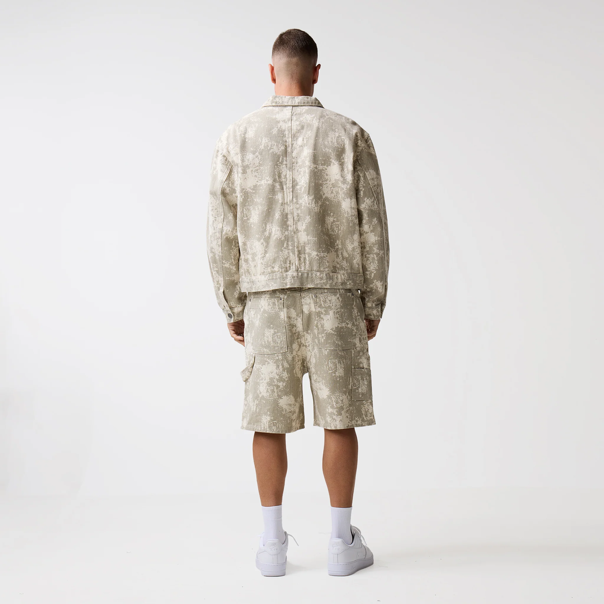 Tree Camo Print Twinset | Beige - Image 13