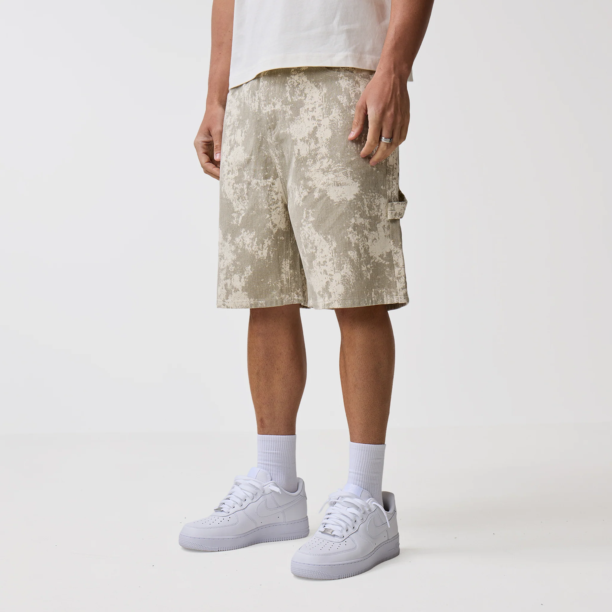 Tree Camo Print Twinset | Beige - Image 4
