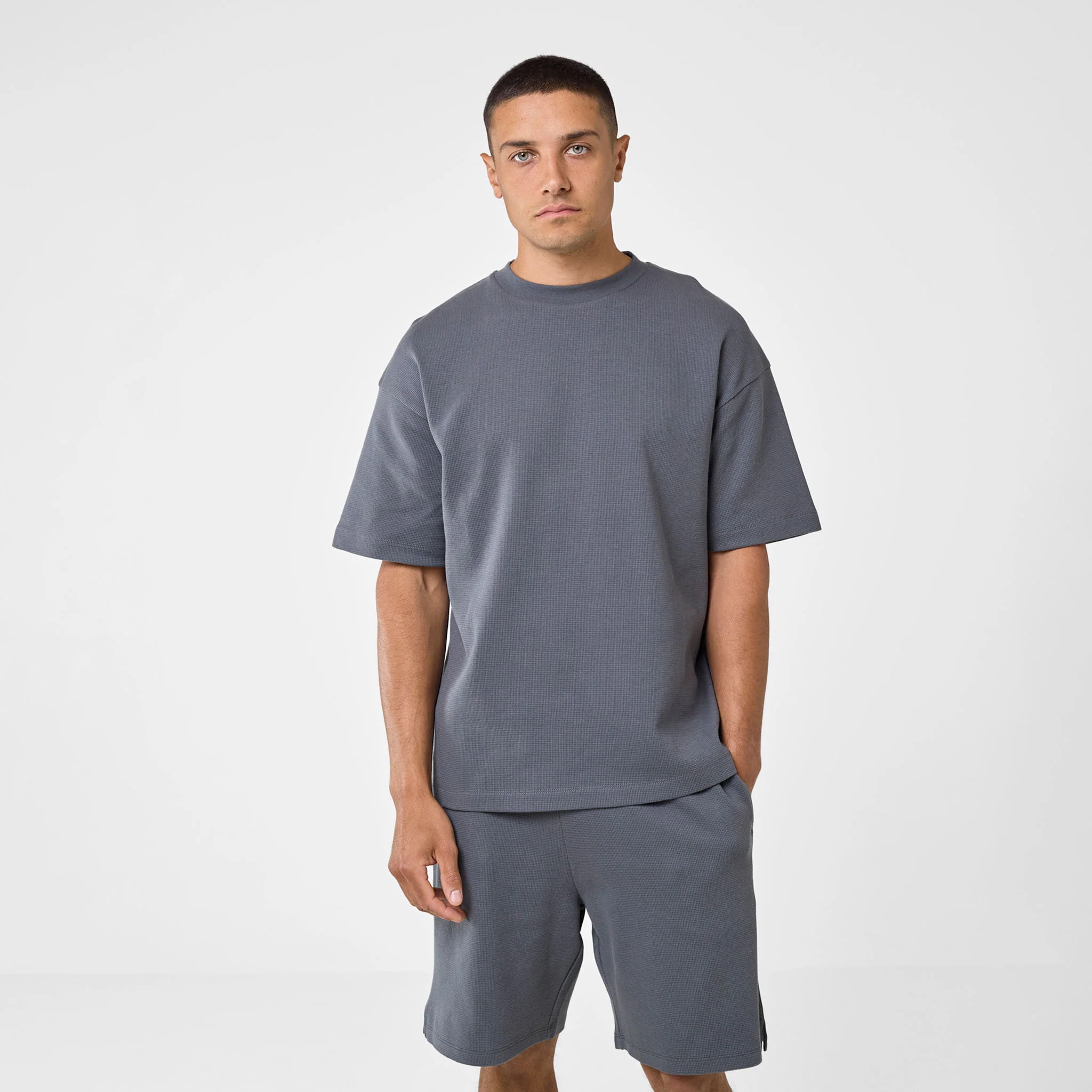Waffle T-Shirt | Charcoal - Image 3