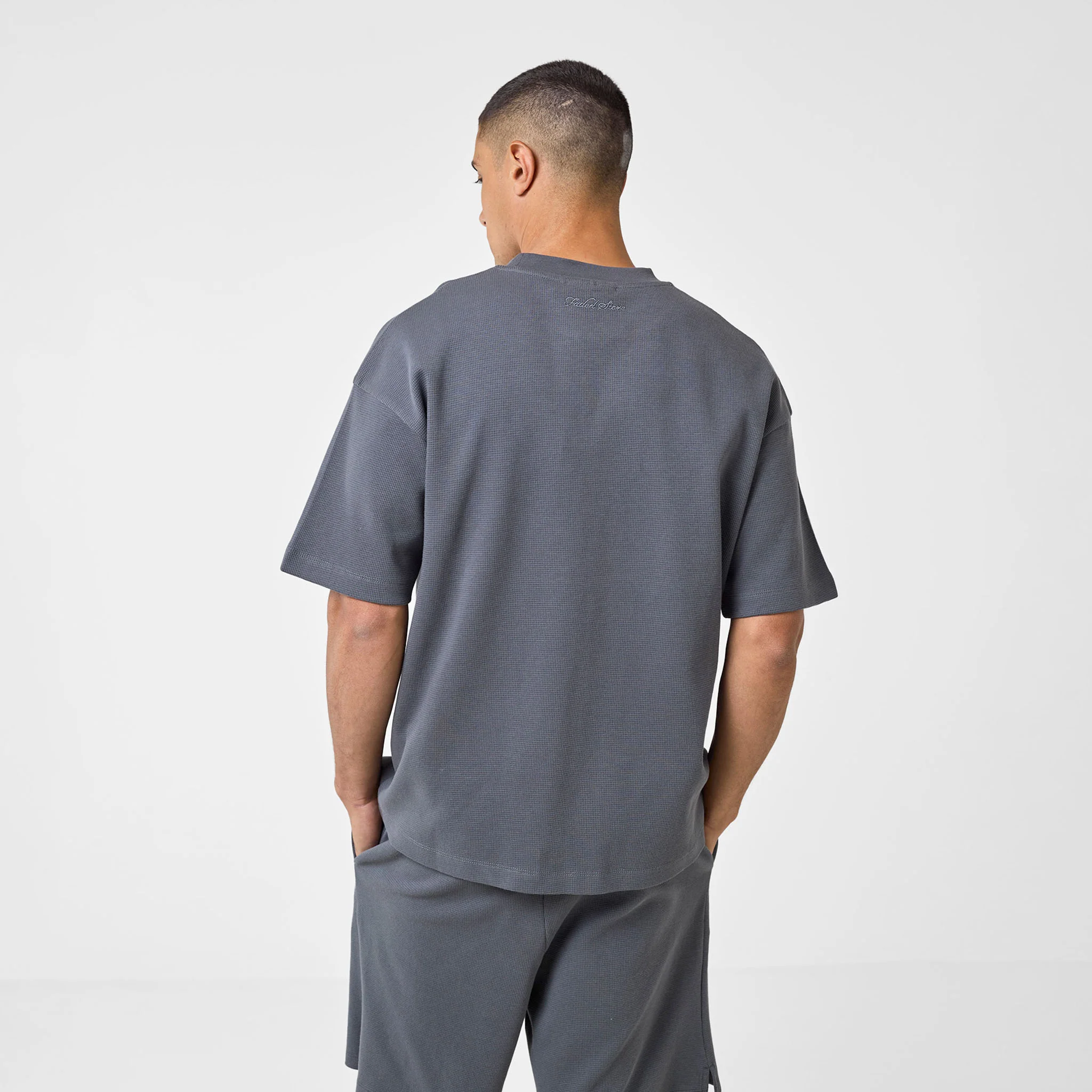 Waffle T-Shirt | Charcoal - Image 5