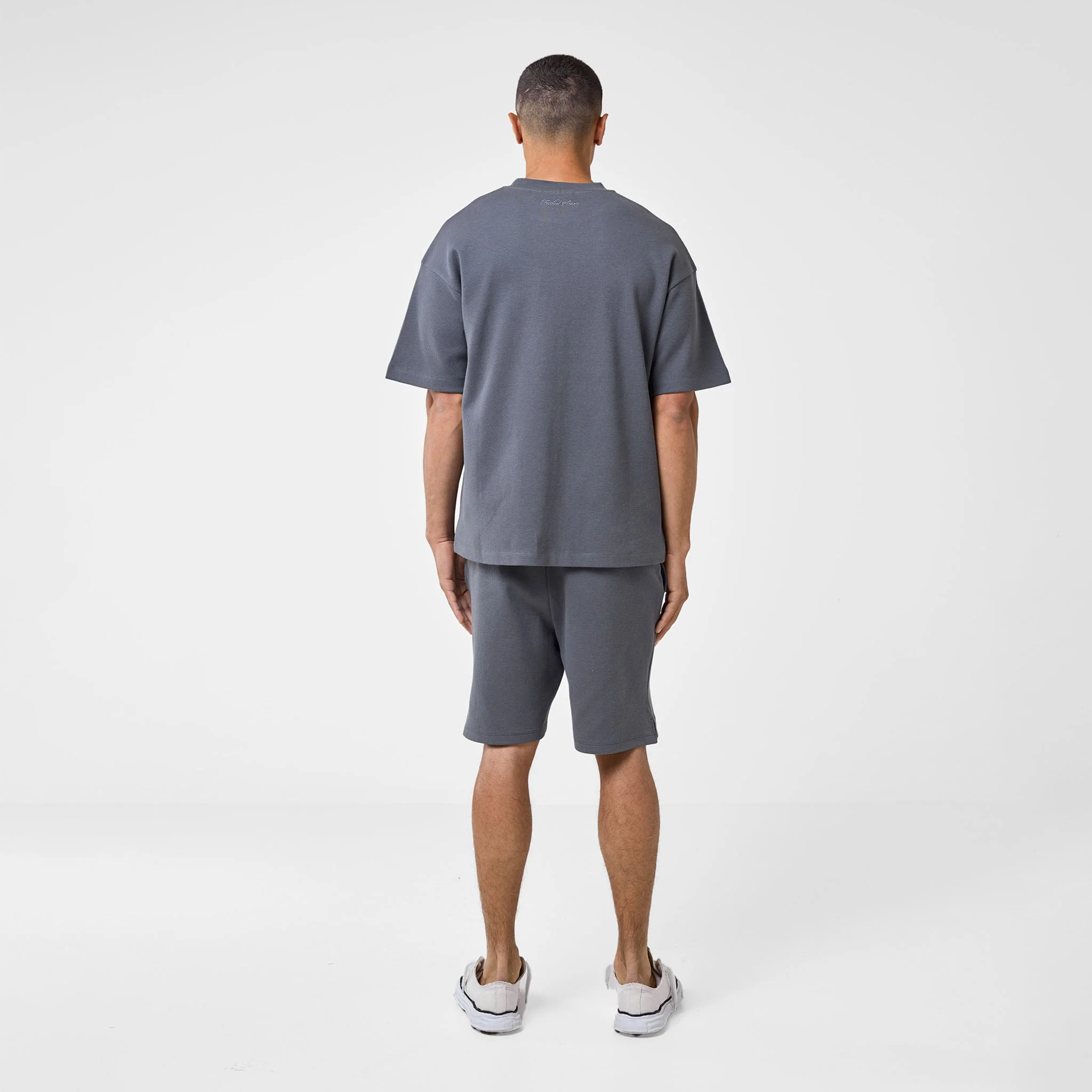 Waffle T-Shirt | Charcoal - Image 7