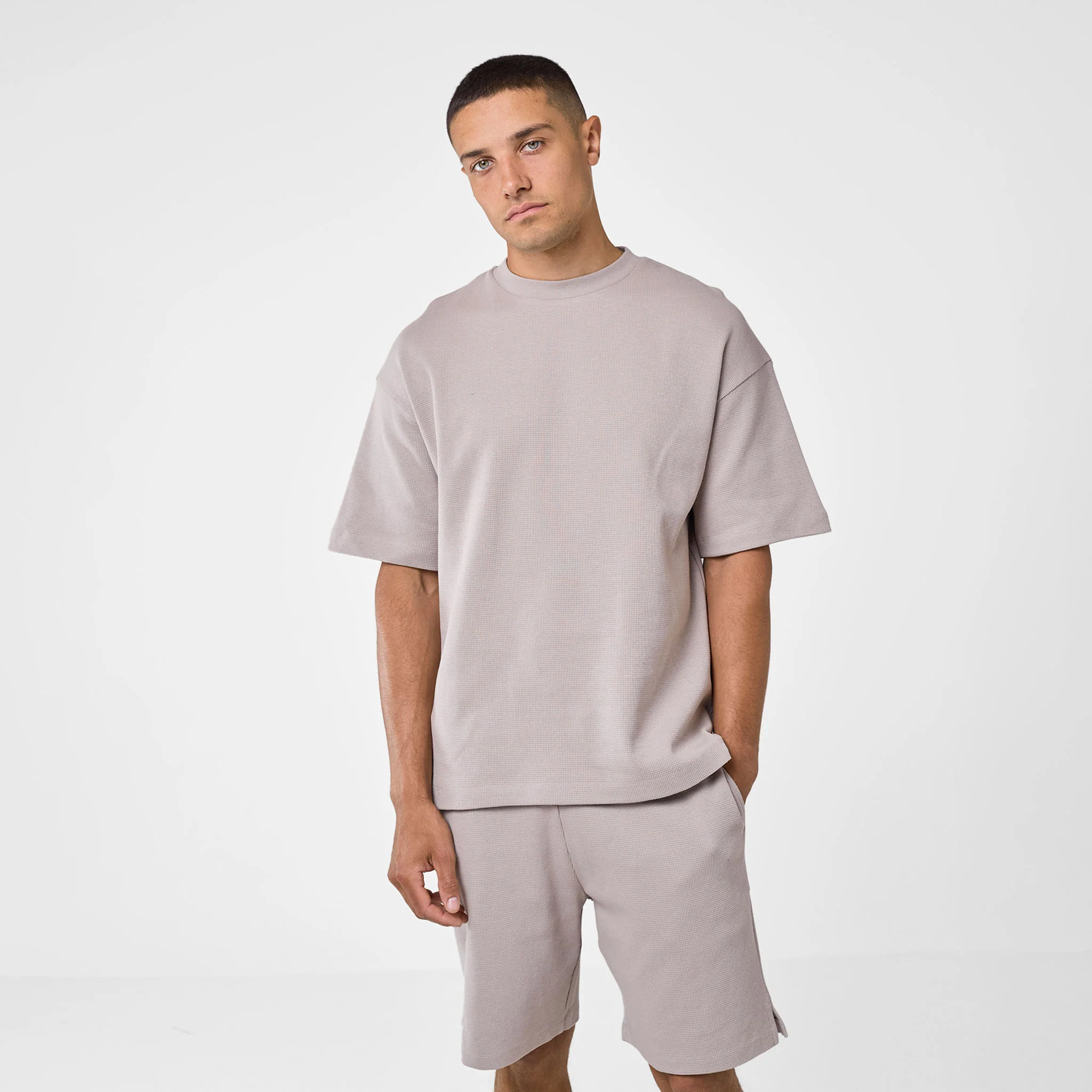 Waffle T-Shirt | Stone - Image 4