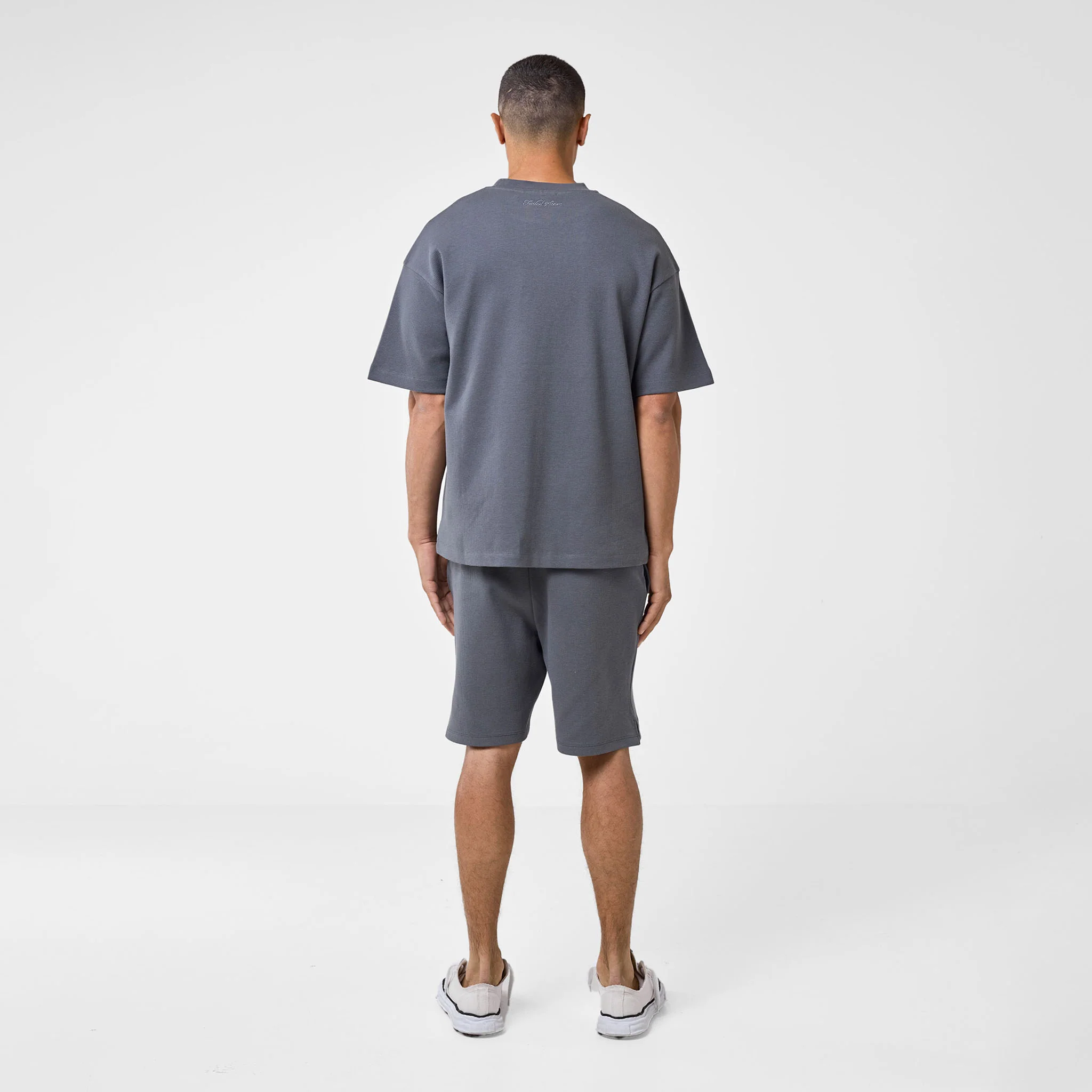 Waffle Twinset | Charcoal - Image 8