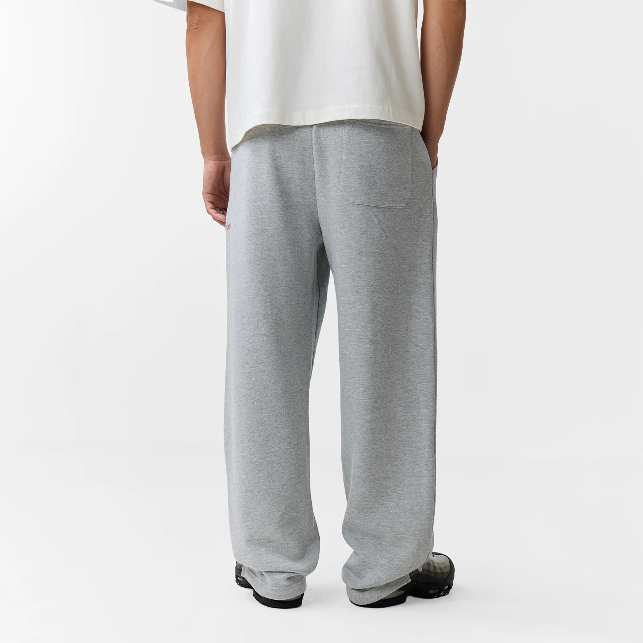Wide Leg Jogger | Grey Marl - Image 7
