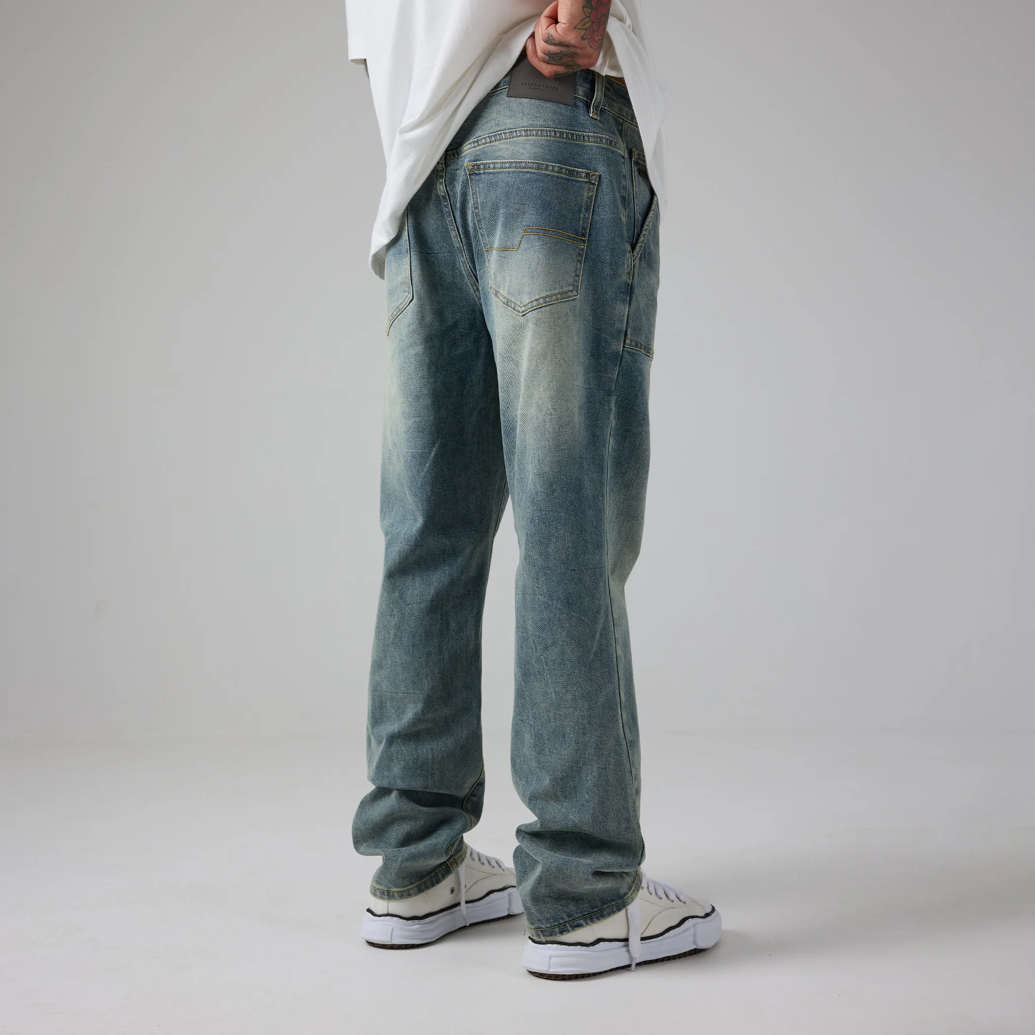 Worker Jean | Washed Blue - Image 3