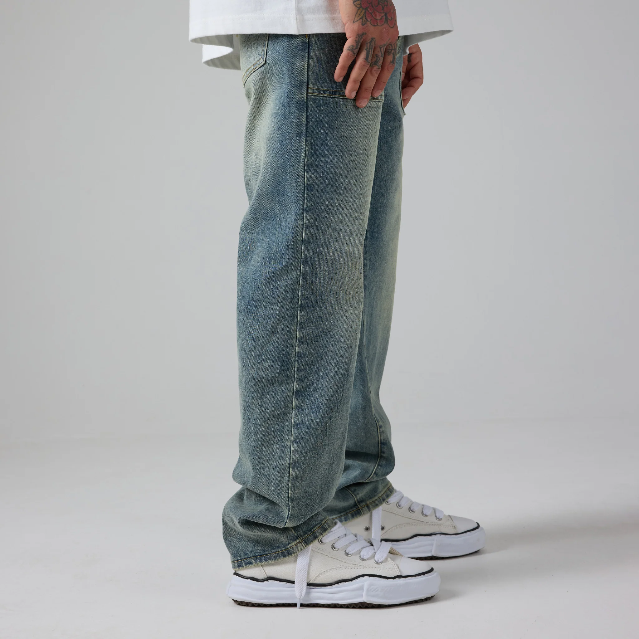 Worker Jean | Washed Blue - Image 4