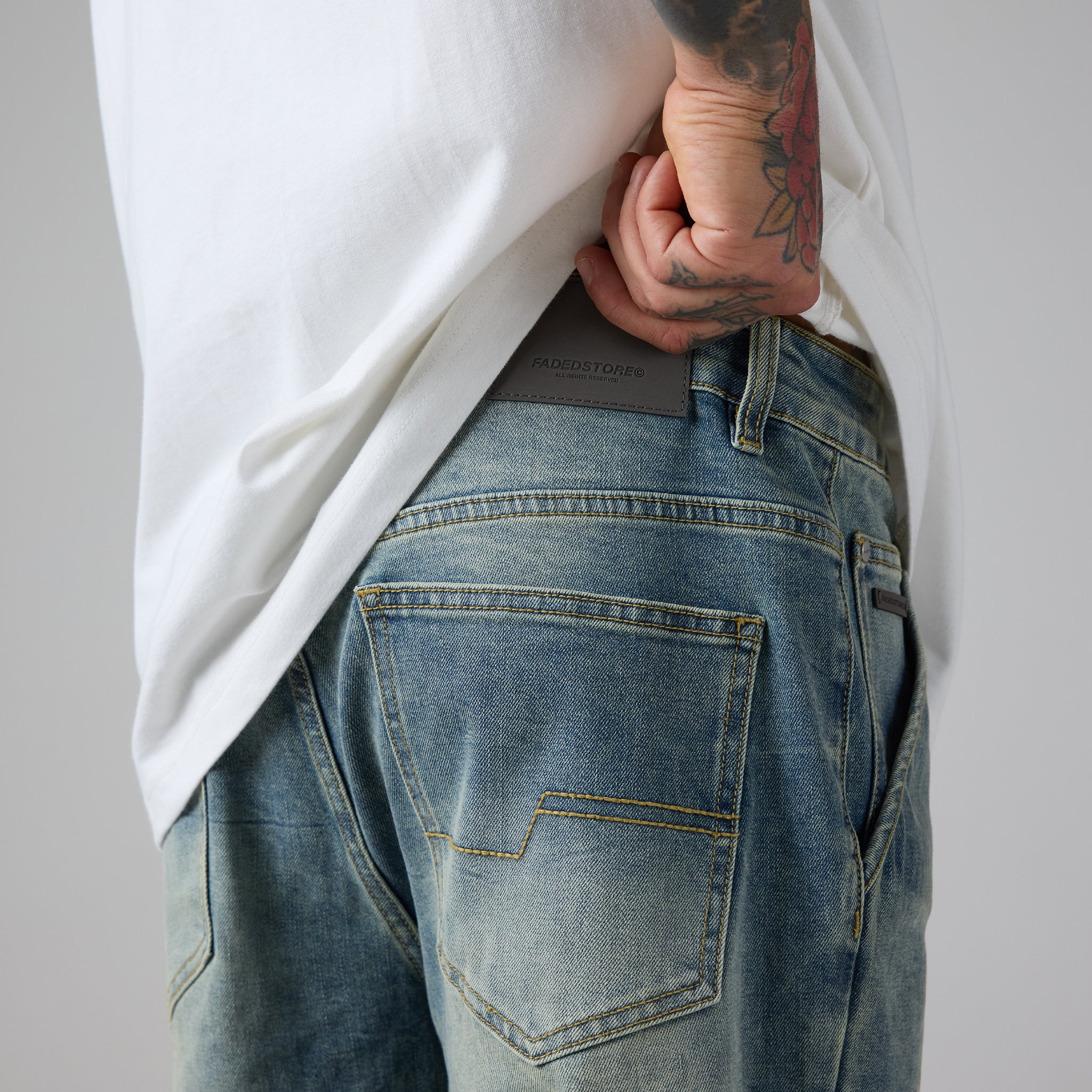 Worker Jean | Washed Blue - Image 6